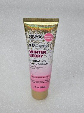 Onyx Professional Limited Edition Winter Berry Hydrating Hand Cream 3 Fl Oz